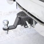 Фаркоп Toyota с нерж накладкой LAND CRUISER PRADO 150 с 2009 - съемный квадрат — изображение 3