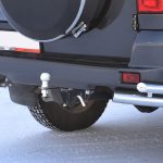 Фаркоп UAZ Patriot c 2014 - съемный квадрат — изображение 4