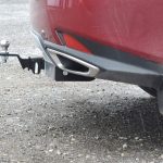 Фаркоп с накладкой из нерж. LEXUS RX (кроме F-Sport) 2019- съемный квадрат — изображение 3