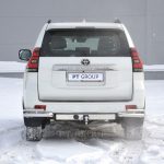 Фаркоп Toyota с нерж накладкой LAND CRUISER PRADO 150 с 2009 - съемный квадрат — изображение 4