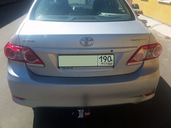 ТСУ TOYOTA COROLLA (2007) — изображение 3