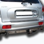 ТСУ для HYUNDAI SANTA FE CLASSIC (SM) (ТАГАЗ) 2001-2006  2007-... (C НЕРЖ. ПЛАСТИНОЙ)